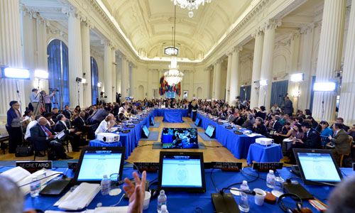 A Assembleia Geral da OEA costuma se reunir uma vez por ano - Foto: Divulgação/OEA
